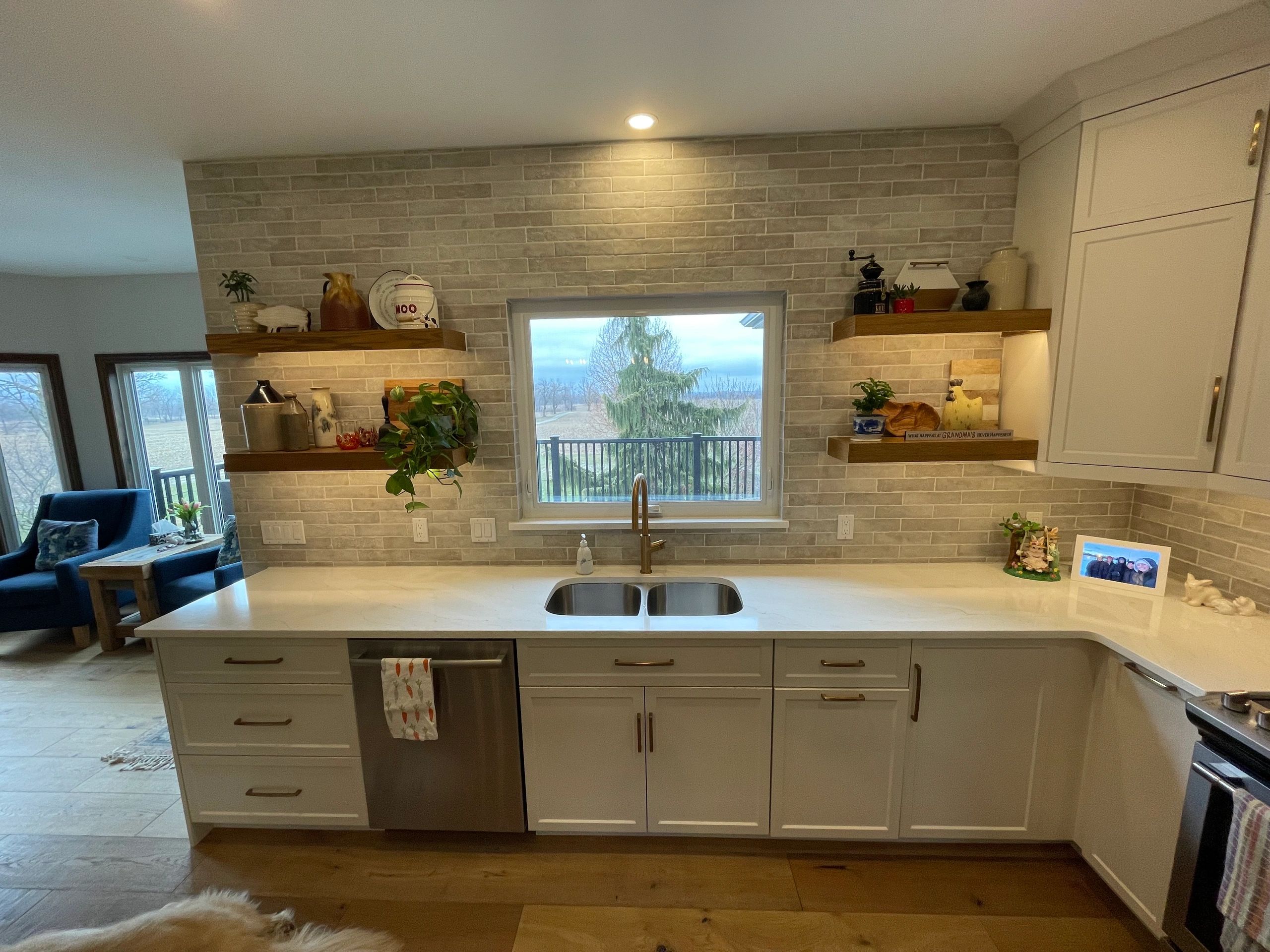 Bright renovated kitchen