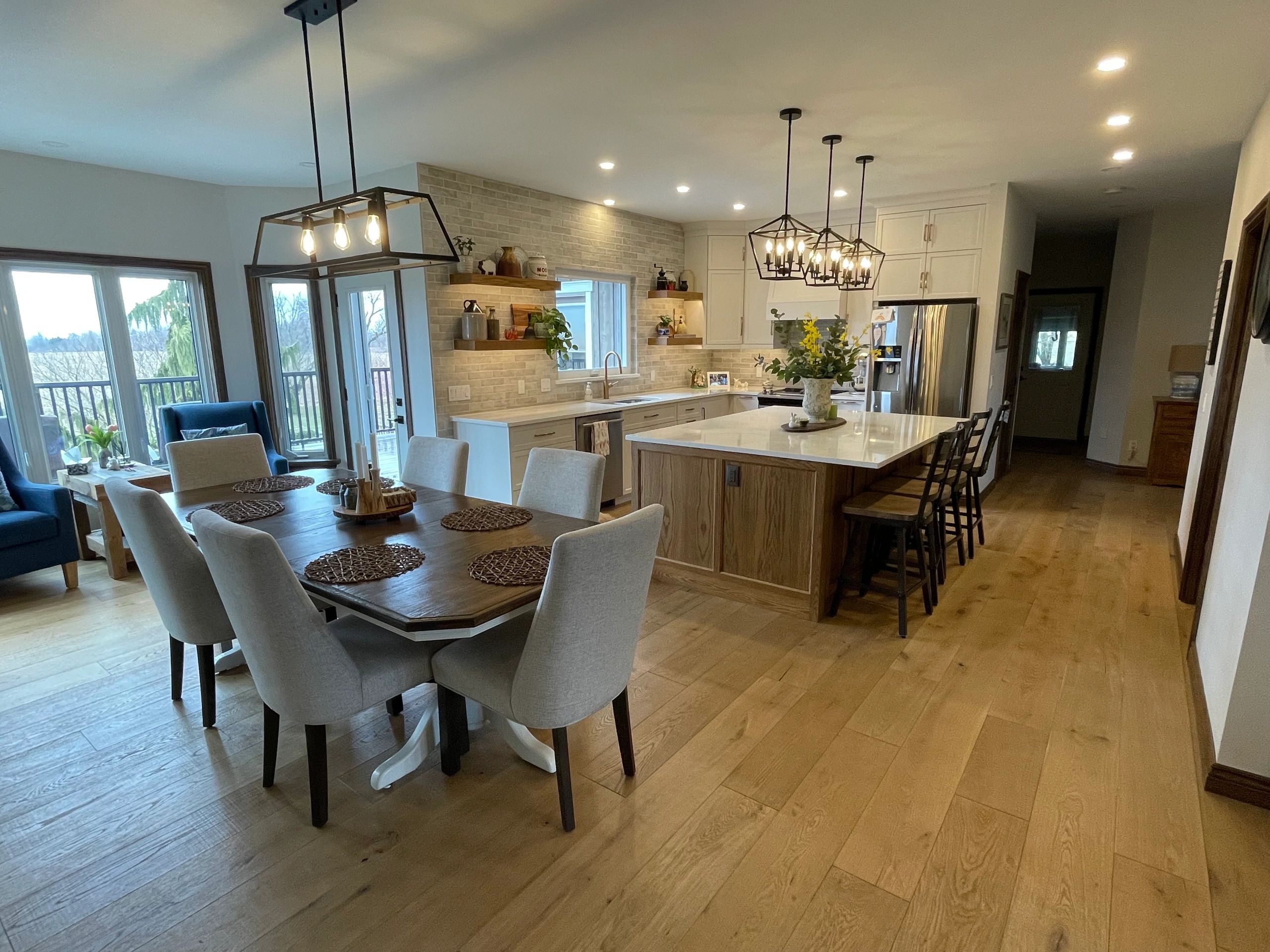 Finished country kitchen