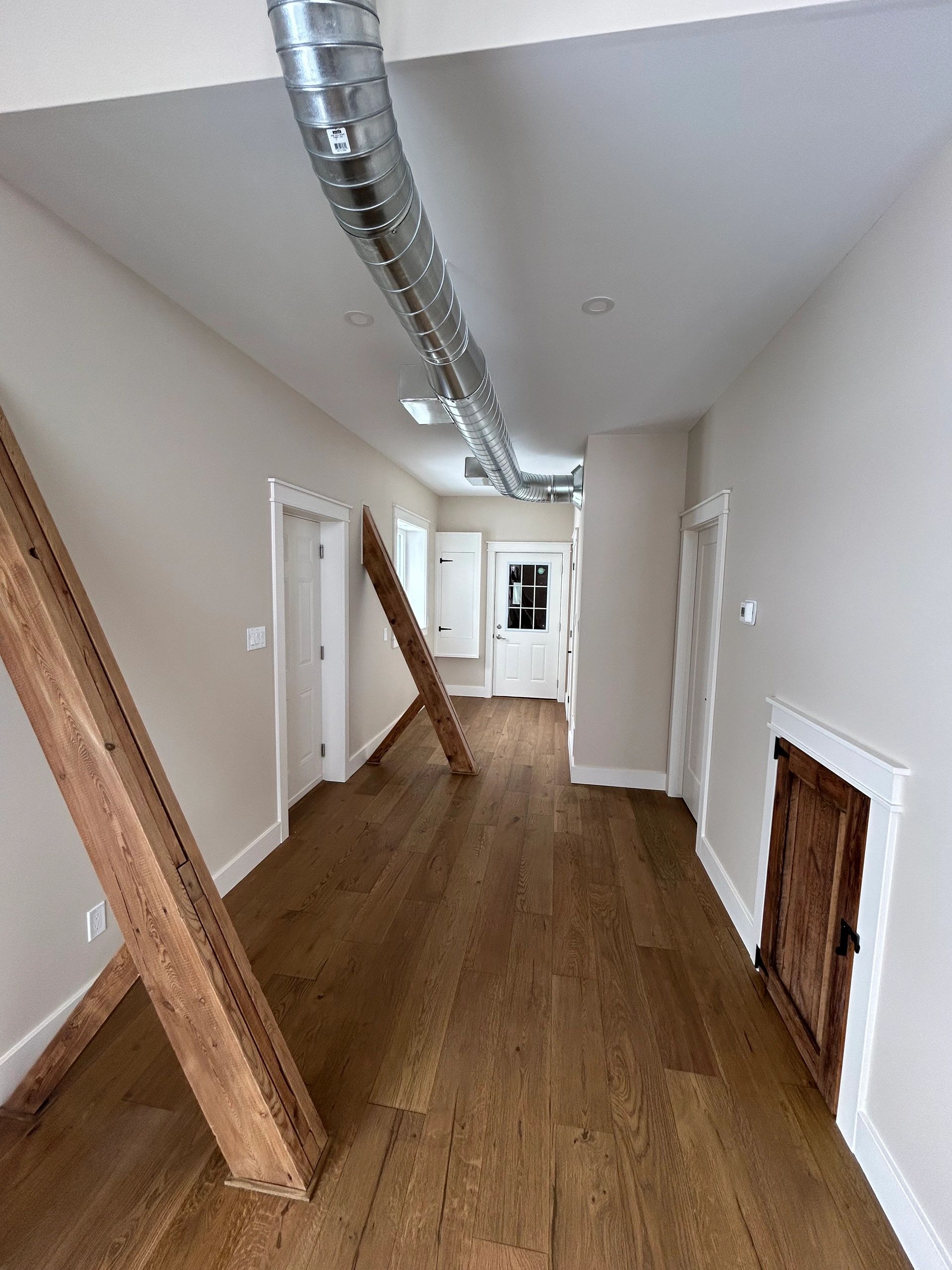 Renovated home hallway